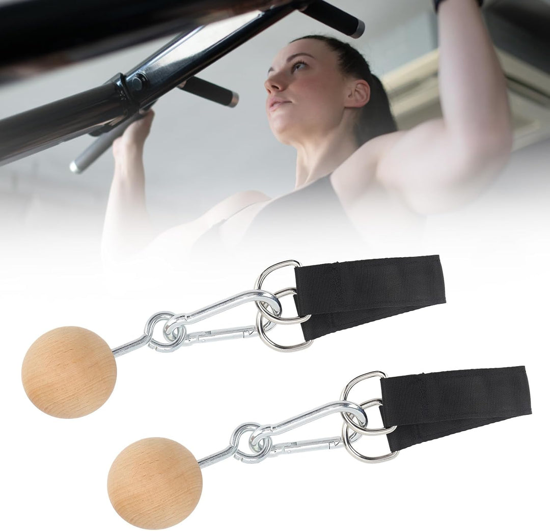 Holz Klimmzugbälle, rutschfeste Handgriffe, Krafttraining Geräte, Pull-Up Training für Fitness, Boul
