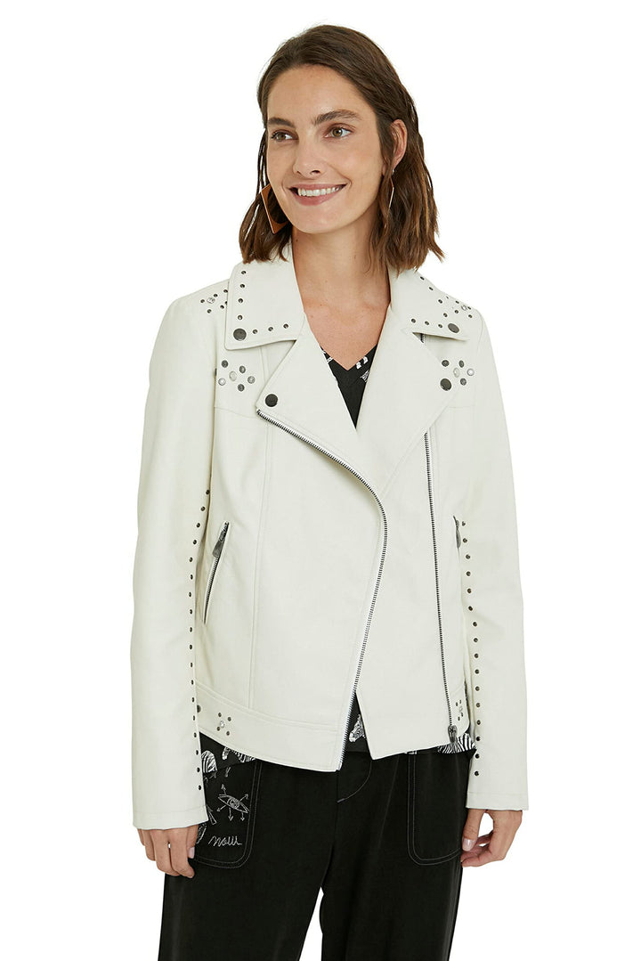 Desigual Damen Chaq_chalcot Crescent Jacket 44 Weiss, 44 Weiss
