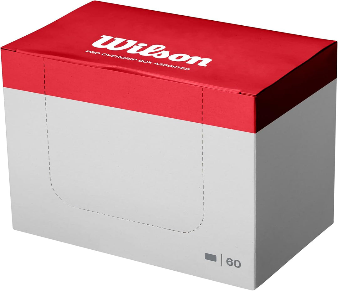 Wilson Pro Overgrip X60 Weiss 60 Ersatzgriffbänder, Weiss 60 Ersatzgriffbänder