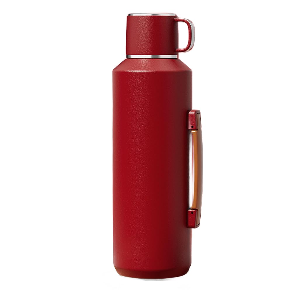 Simcat 1500ml-Thermoskanne aus Edelstahl 316, mit Becher | Hält 24 Stunden, Isolierbecher, Separater