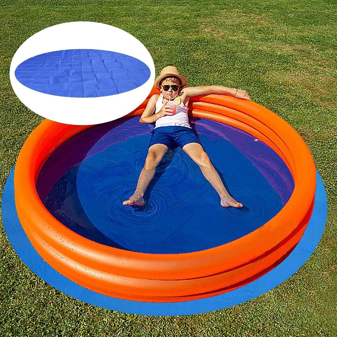 Pool-Bodenmatte – pannensichere runde Stoffplane, Schwimmbad-Auskleidung, Bodenmatte, für Aussenbere