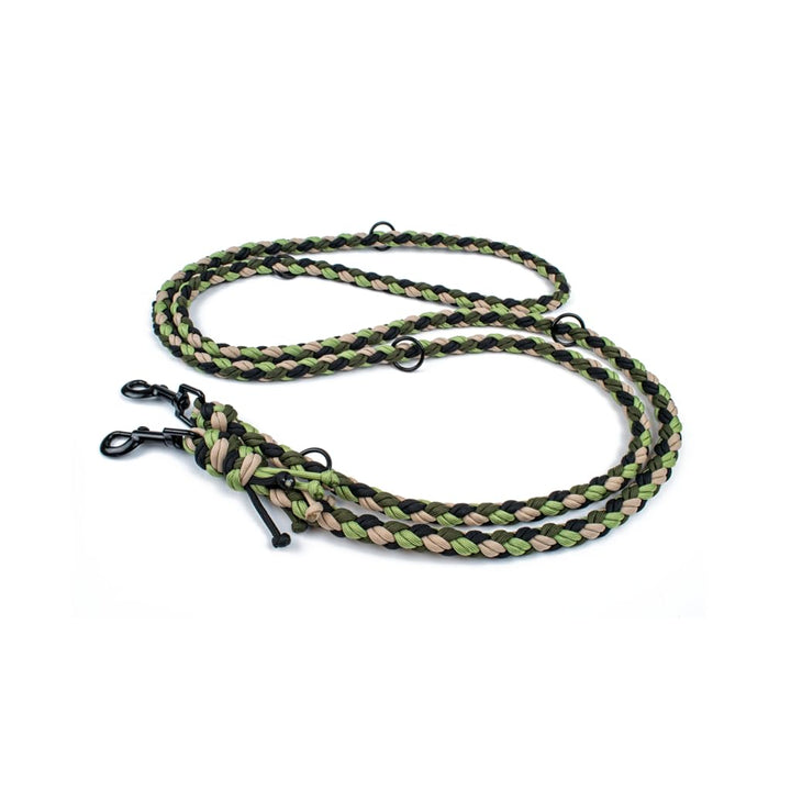 Hundeleine Tierluxe Foxy Handgemacht Paracord (Welt, L Lienelänge: 300 cm) Welt L Lienelänge: 300 cm