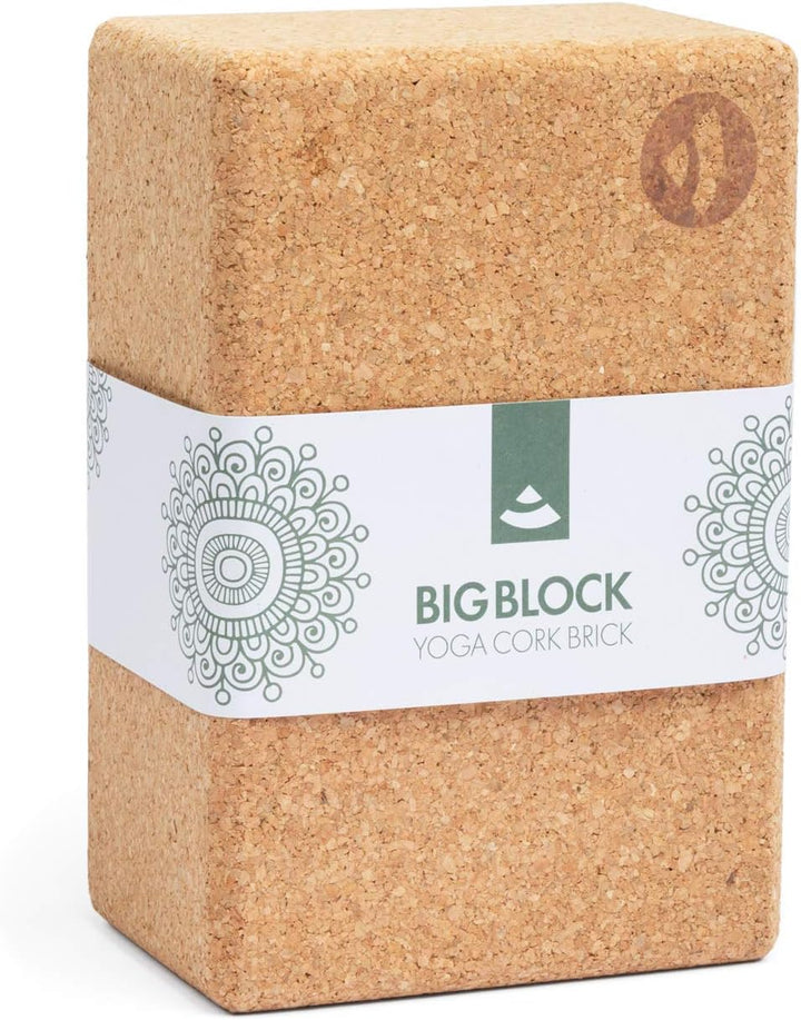 Bodhi Yoga Block Kork Brick | Einzeln & als Set | 100% Naturkork – Universal Yogaklotz | Umweltfreun