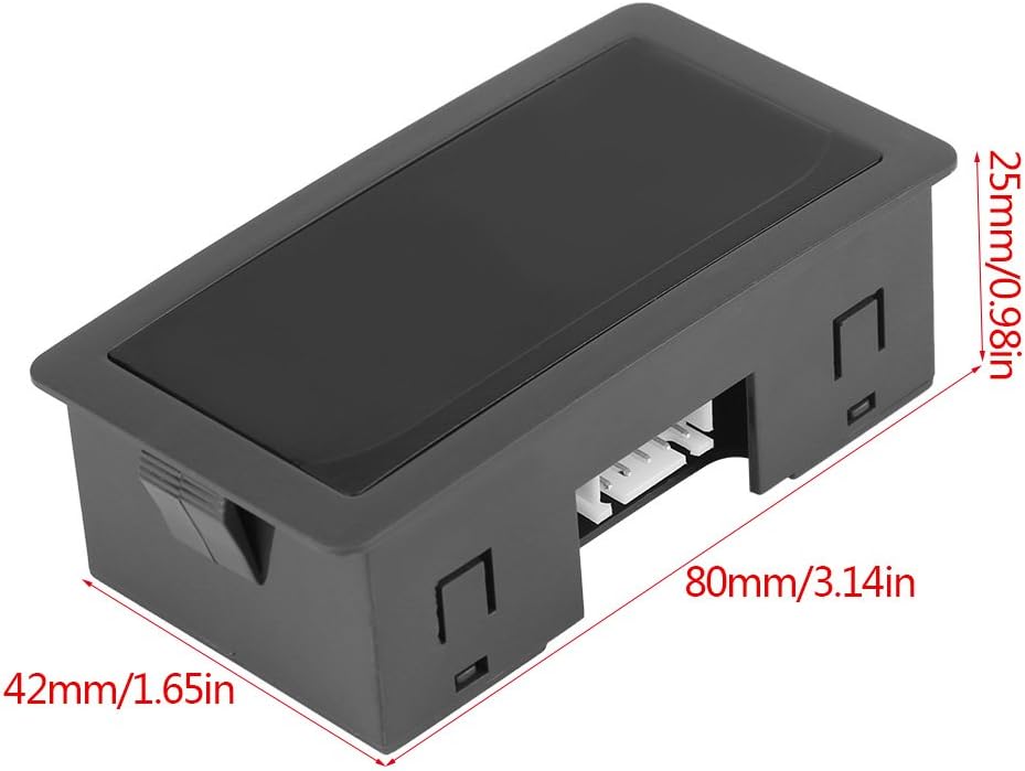 4 Digital LED Display Tachometer Drehzahlmesser RPM Geschwindigkeit Meter Panel Induktive Hall NPN S