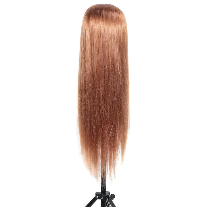 Trainingskopf, Brauner Haar-Trainingskopf mit Freier Klemme, Kann Gerade Gerollt Werden Hairdressing