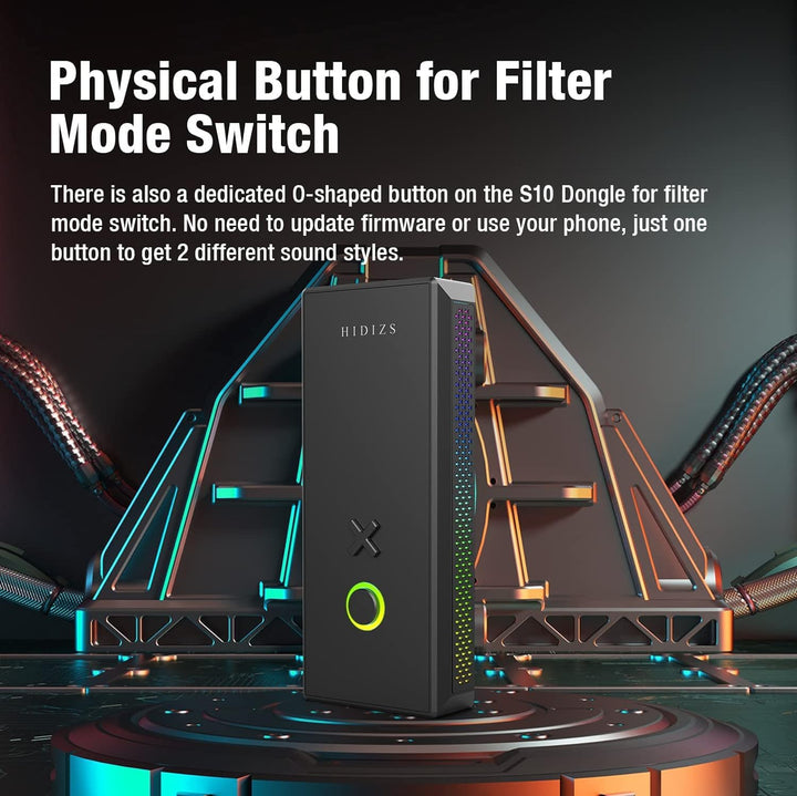 Hidizs XO Single-ended & Balanced MQA Dongle, MQA 16X, PCM 32Bit/384kHz, DSD256, tragbarer Audio-Dek