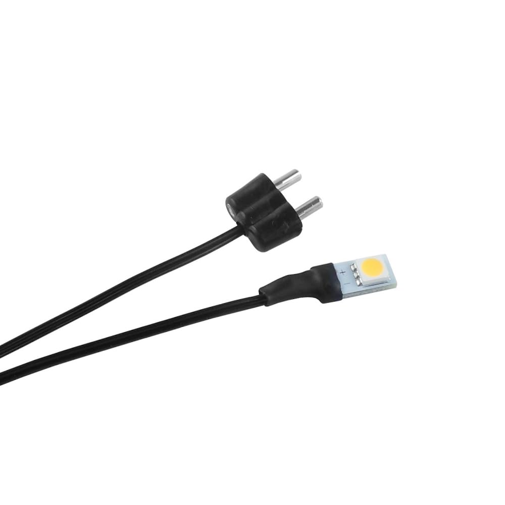 WITTKOWARE Zubehör zur Krippen-/Puppenstuben-Elektrifizierung (LED-Modul 1-fach, 3,5V, mit Kabel &amp; S