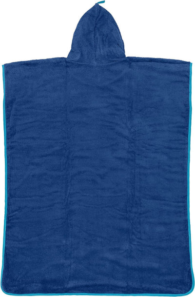 Erwachsene Frottee Poncho BGG1701, Blau, Einheitsgrösse Erwachsene (Einheitsgrösse), Erwachsene (Ein