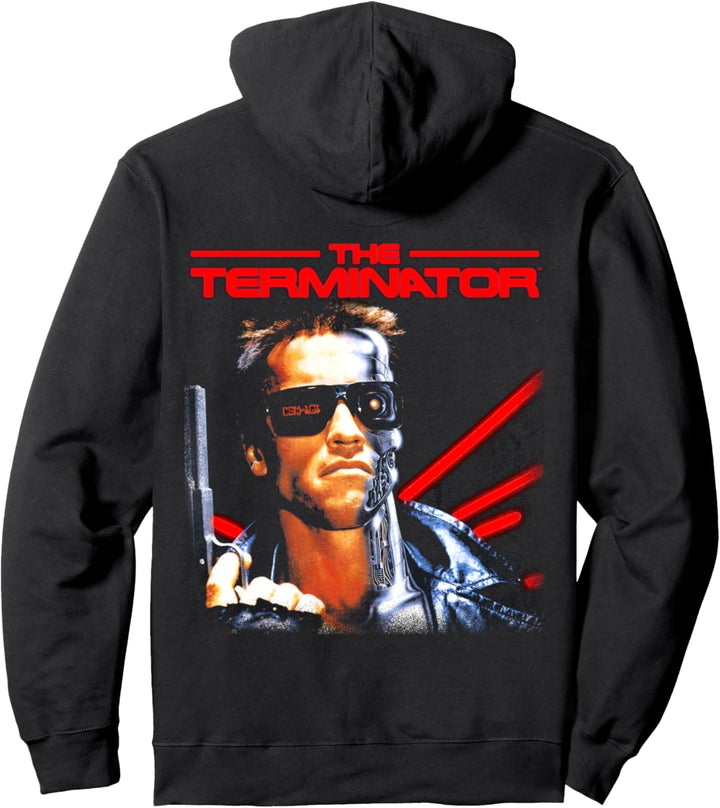 US The Terminator Classic Movie Box Art 01 schwarz Pullover Hoodie