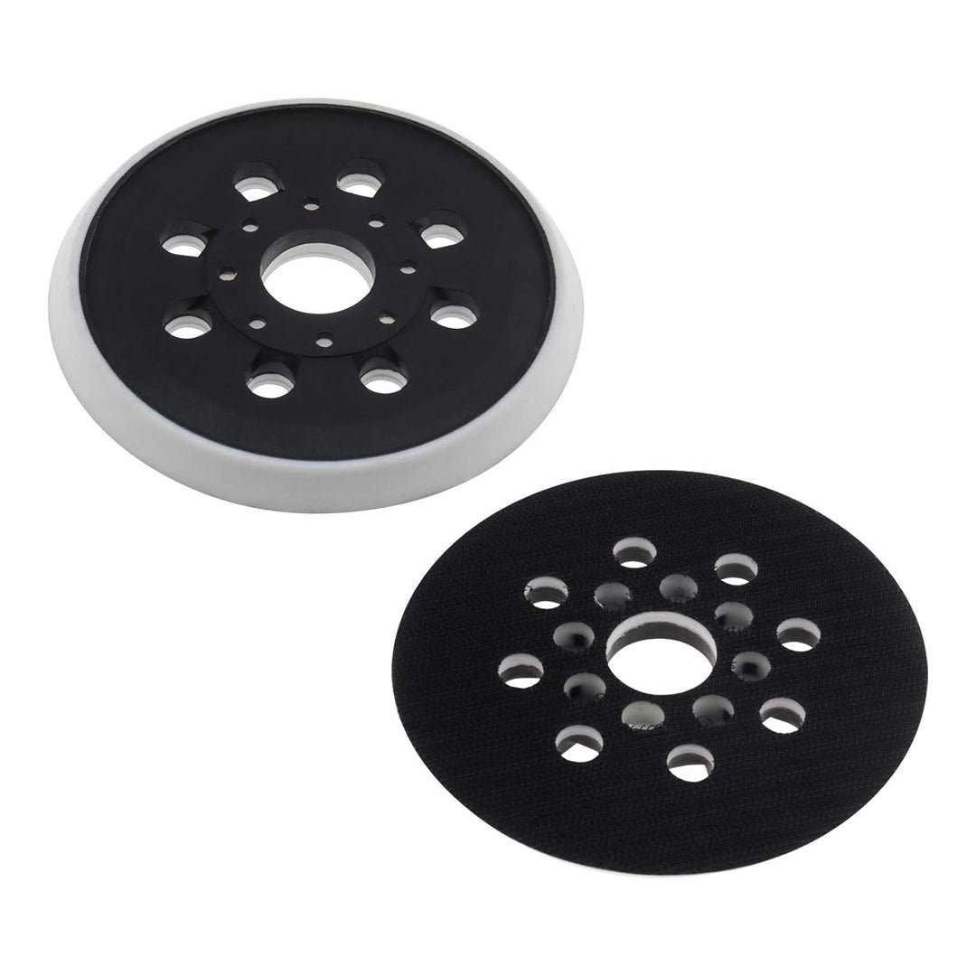 125 mm Klett-Schleifunterlage, Ersatzteil, kompatibel mit Bosch GEX125-1A PEX220 PEX220A Skil 7402 7