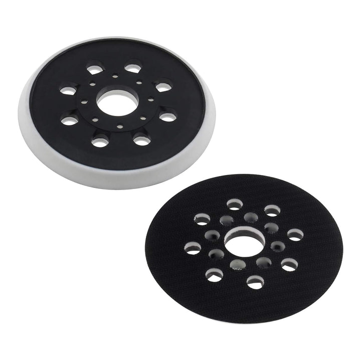 125 mm Klett-Schleifunterlage, Ersatzteil, kompatibel mit Bosch GEX125-1A PEX220 PEX220A Skil 7402 7