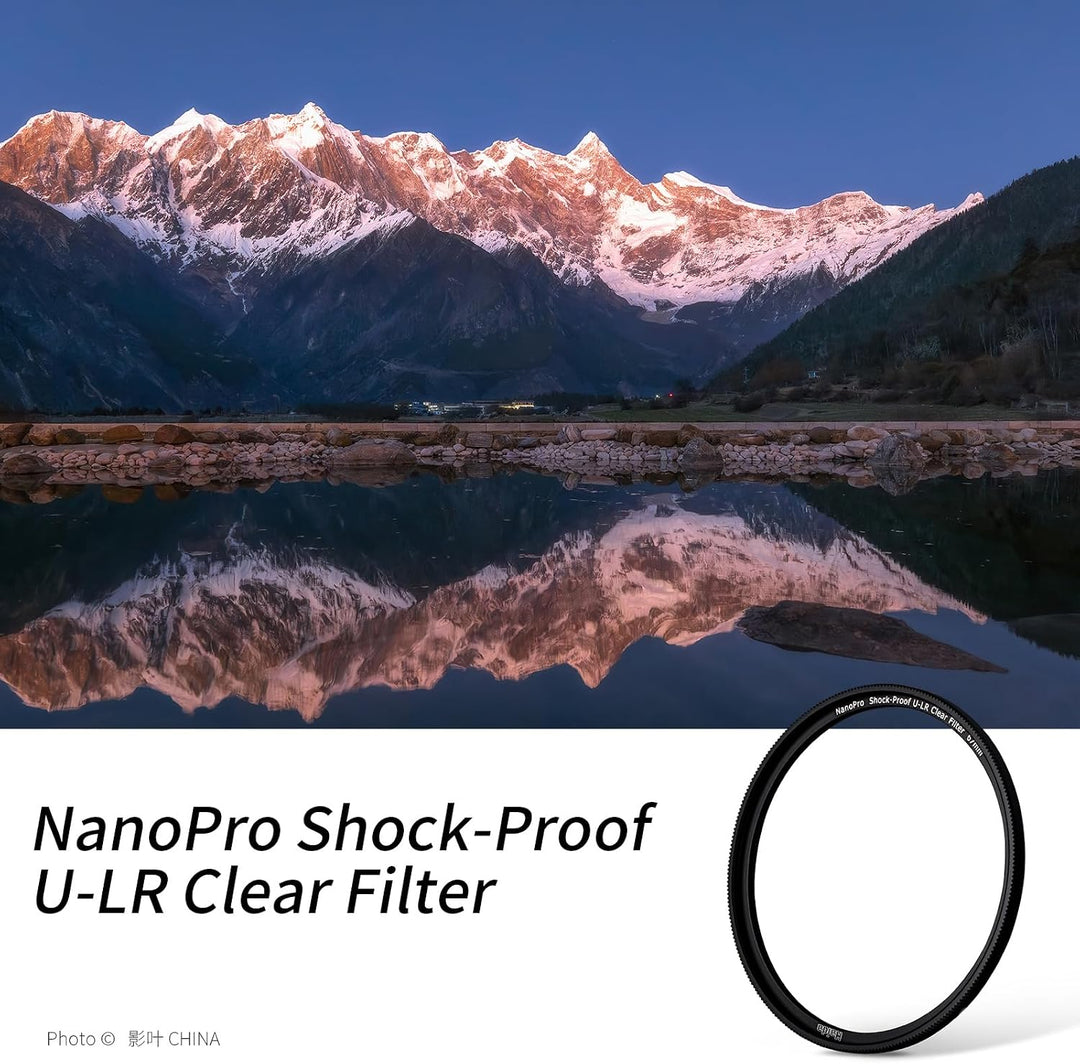 Haida NanoPro Shock-Proof U-LR Clear Filter (58 mm) 58MM, 58MM