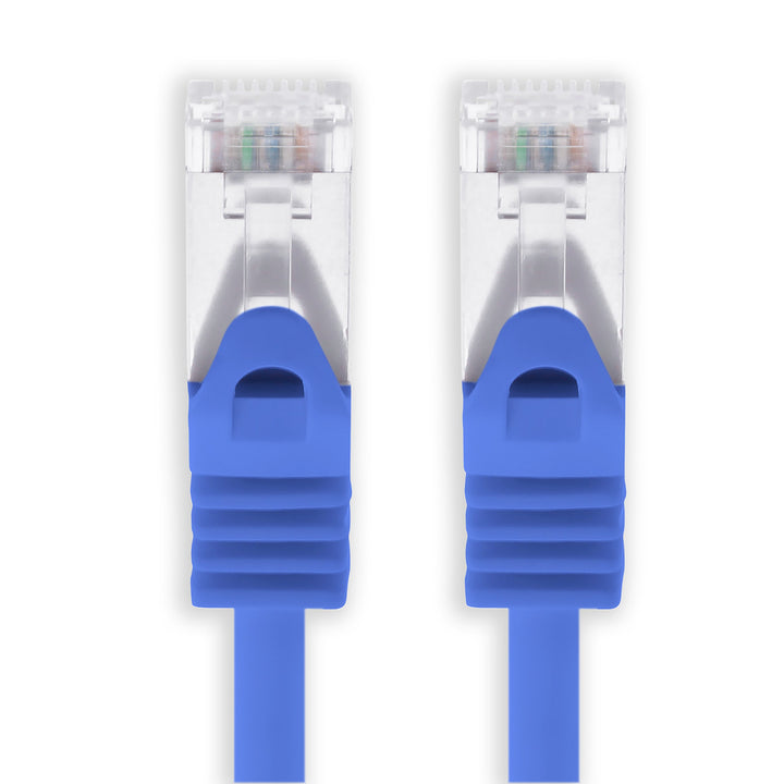 1aTTack.de 30m - blau - 1 Stück Cat7 Netzwerkkabel SFTP Patchkabel Lankabel Rohkabel 10GB/s - 500 Mh