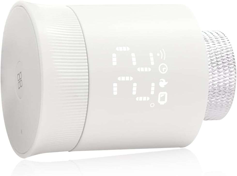 KETOTEK Smartes Heizkörperthermostat WLAN, Zigbee Thermostat Heizung Smart mit Tuya APP, Alexa & Goo