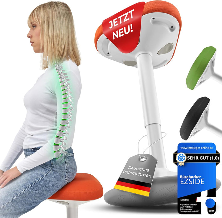 SMART-Sitzen: Bürohocker | Hocker | Sitzhocker ergonomisch für Arbeit & Freizeit | Ergonomischer Hoc