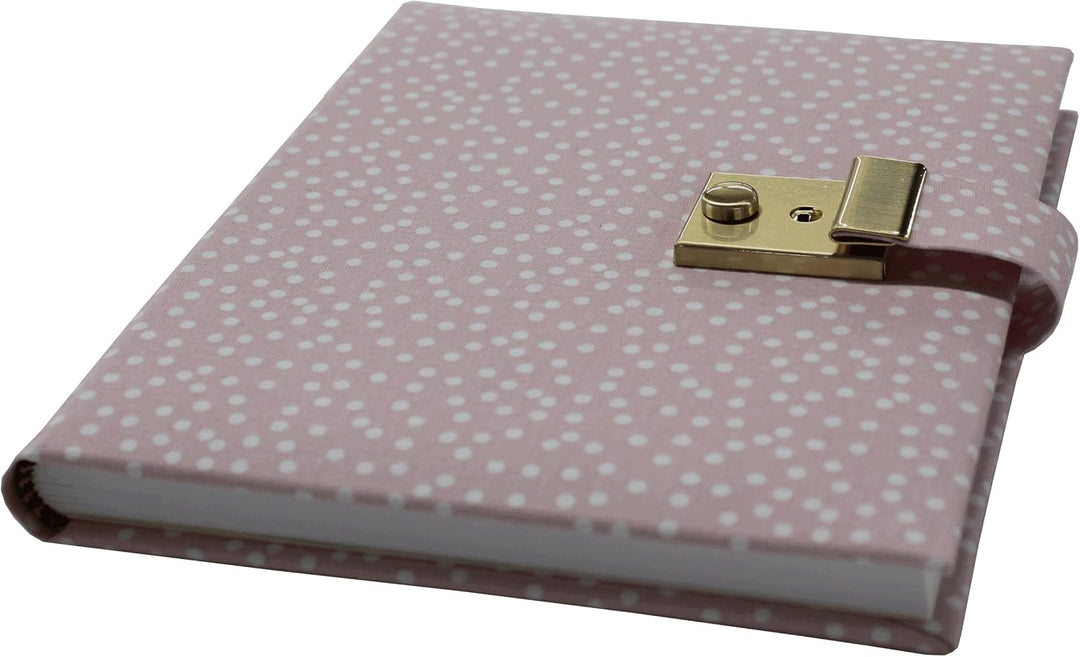 Tagebuch mit Schloss Pallino in Rosa (Namensprägung unten rechts), Namensprägung unten rechts
