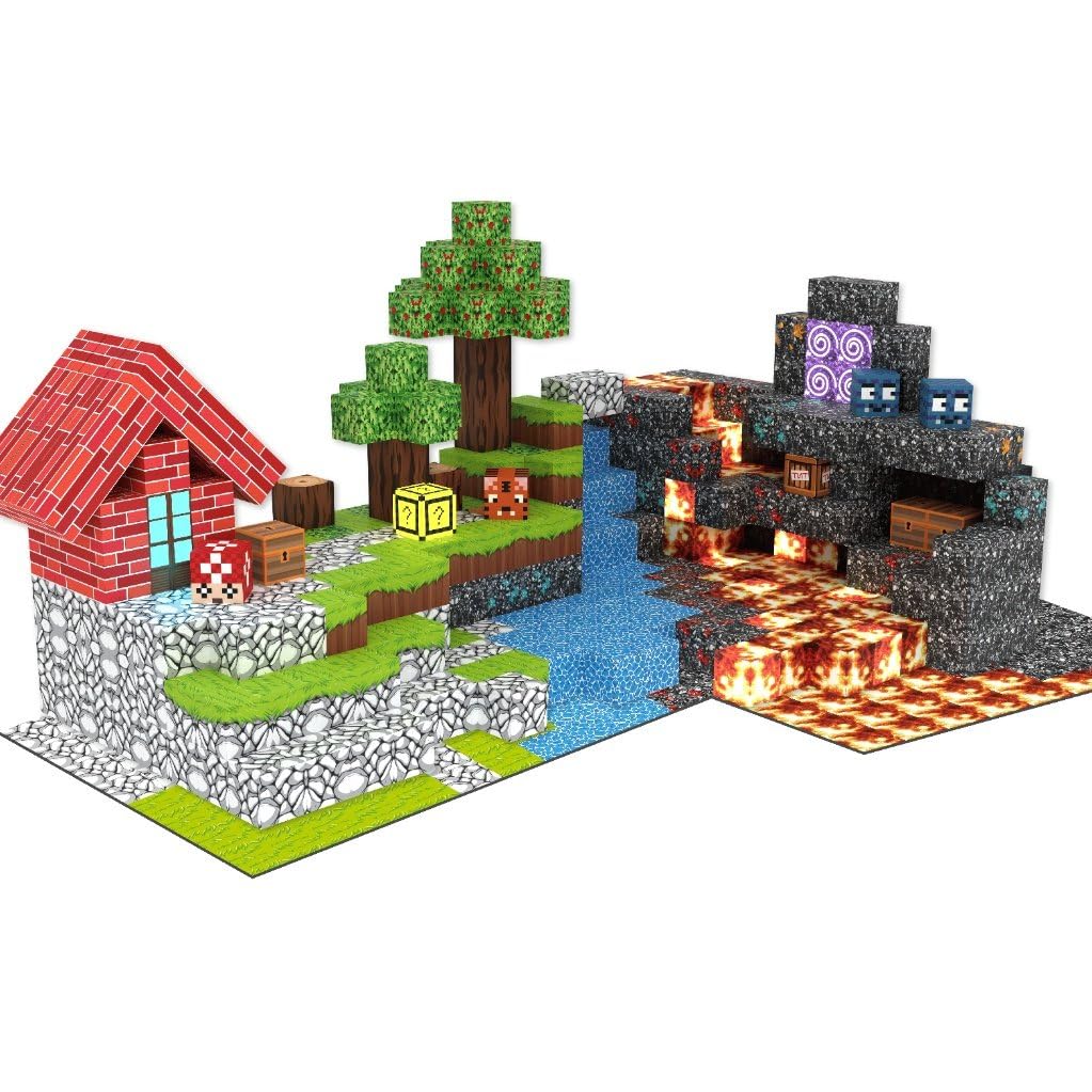 Averin Magnetische Bausteine für Kinder – Magnetbausteine Bauset mit 160 Teilen, kreatives Magnet Sp