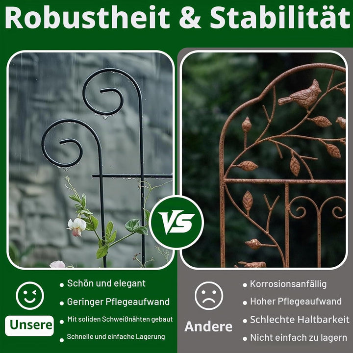 Thealyn 4er-Pack 81cm/32 Zoll Innenpflanzenspalier für kletternde Topfpflanzen, Outdoor-Metall-Garte