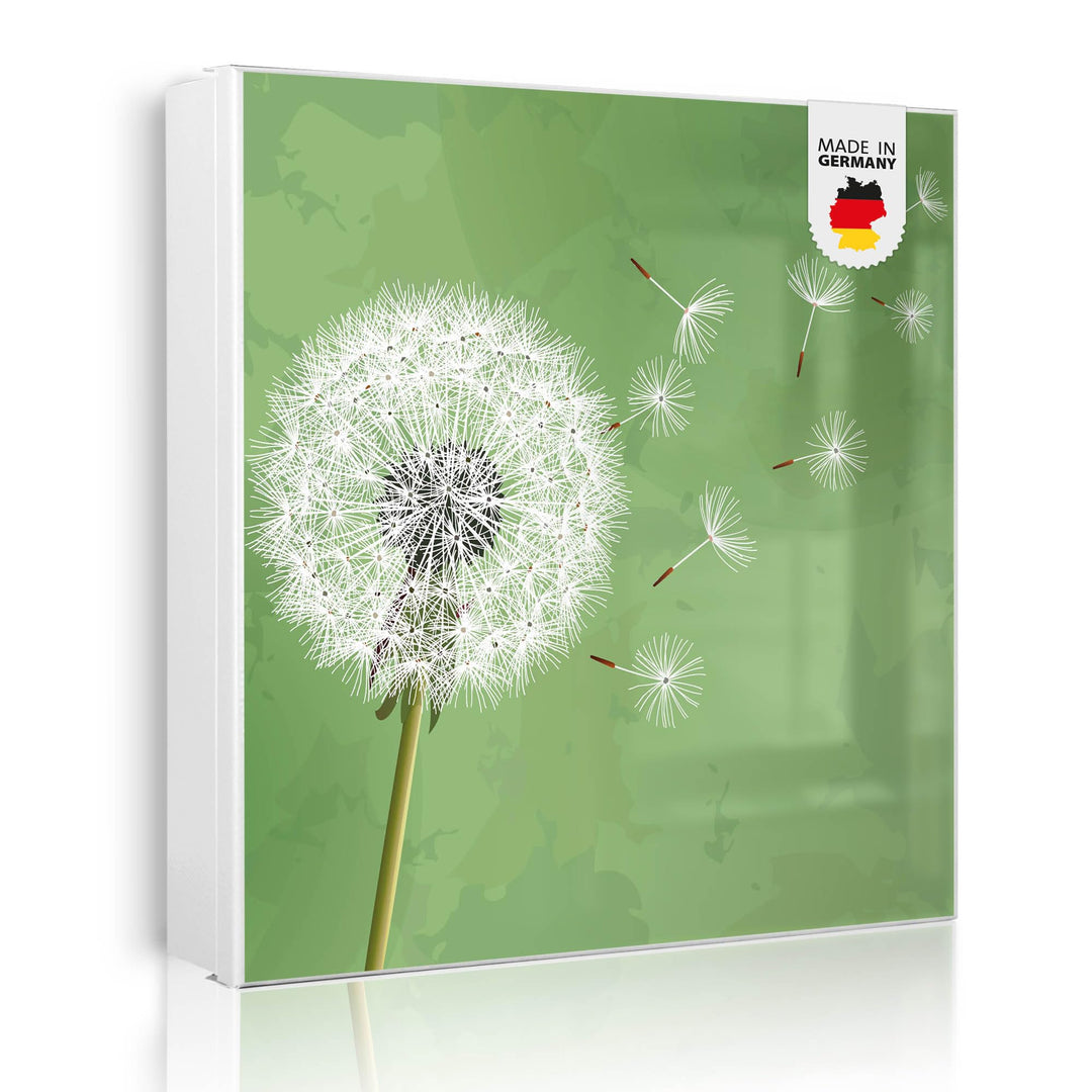 banjado Grosser Schlüsselkasten Metall - Schlüsselbox 30x30cm beschreibbarer mit 32 Haken - Schlüsse