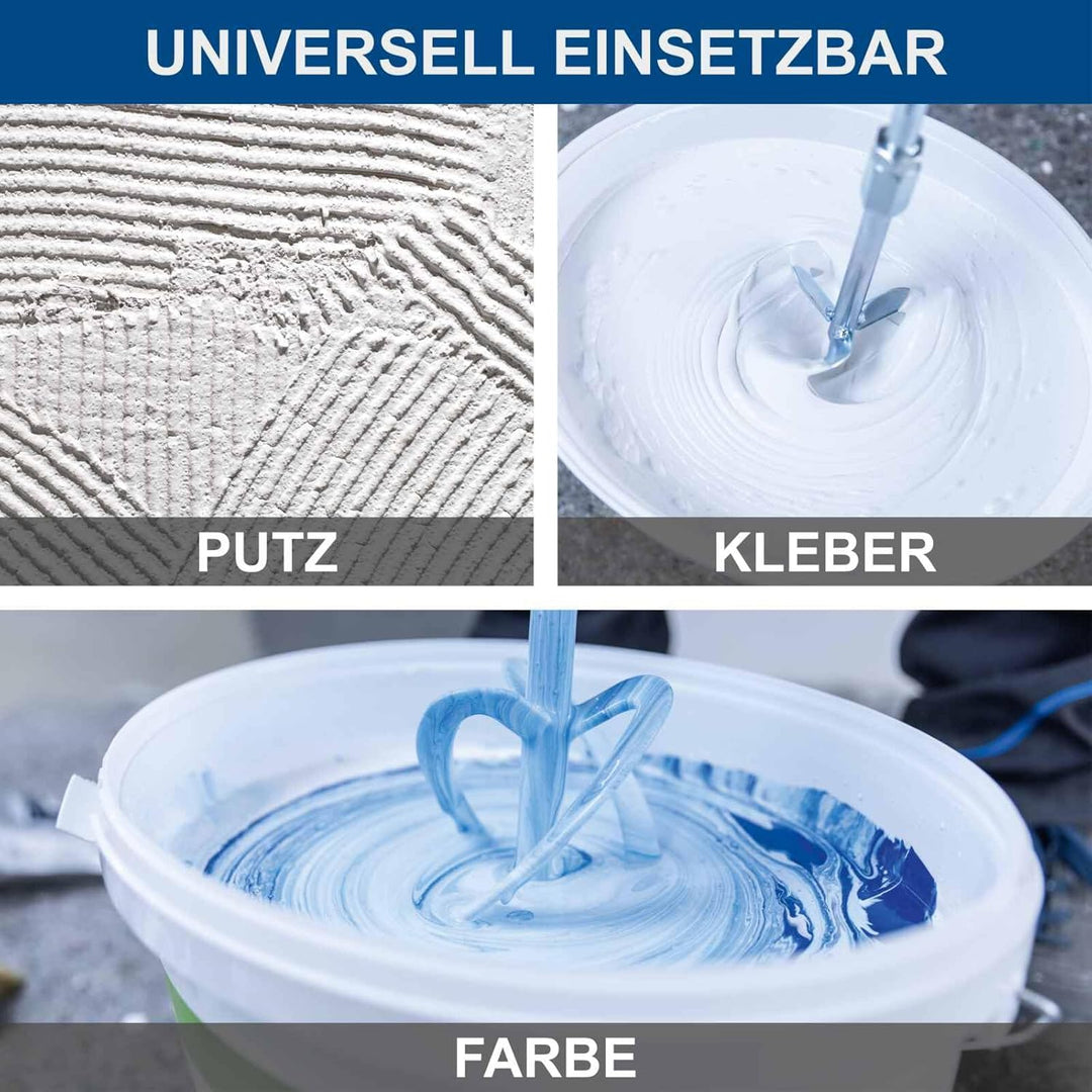 Scheppach Akku Rührwerk BC-PMX100-X Handrührwerk inkl. 4Ah Akku & Ladegerät | Farb- und Mörtelrührer