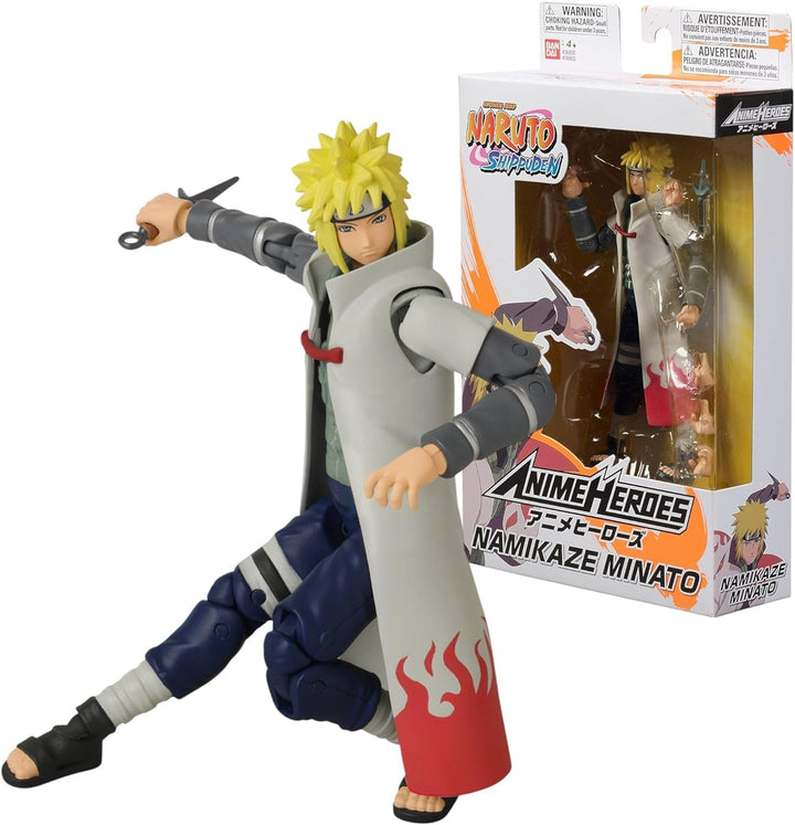 Bandai – Anime Heroes – Naruto Shippuden – Anime Heroes Figur 17 cm – Namikaze Minato – 36905, Minat