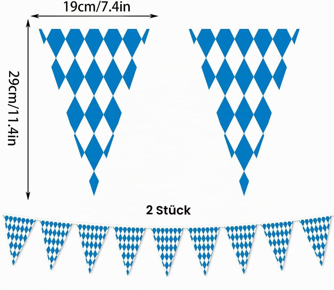 Oktoberfest Deko Set - Foto Requisit Banner, Bayerische Dekoration, Hintergrund Tür Banner für Bierf
