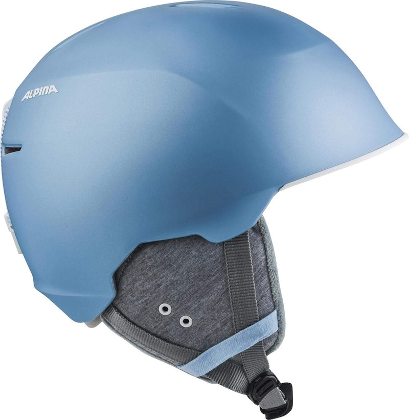 ALPINA ALBONA - Sicherer, Bruchfester & Individuell Anpassbarer Skihelm Für Erwachsene skyblue-white