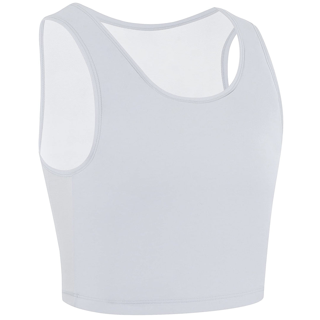 XUJI Binder Transgender FTM Atmungsaktiver Brust Binder 3XL Grau, 3XL Grau
