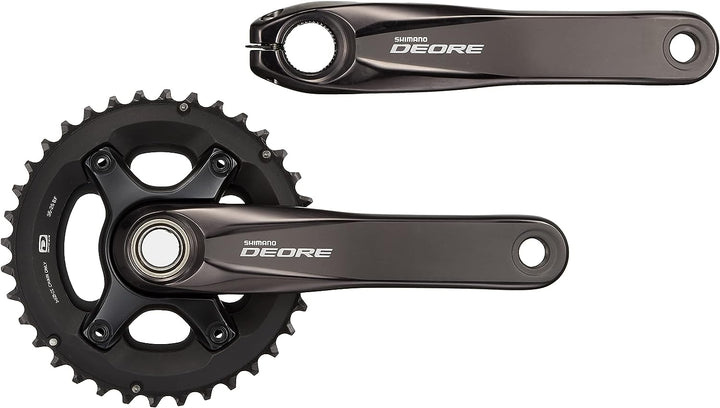 Shimano Deore MTB FC-M6000 Crankset 3x10-speed 40-30-22 Teeth Black 2019 Crank Set Einheitsgrösse, E
