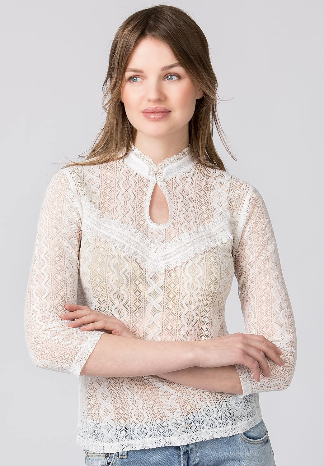 Stockerpoint Damen Nediva Bluse XS Creme, XS Creme