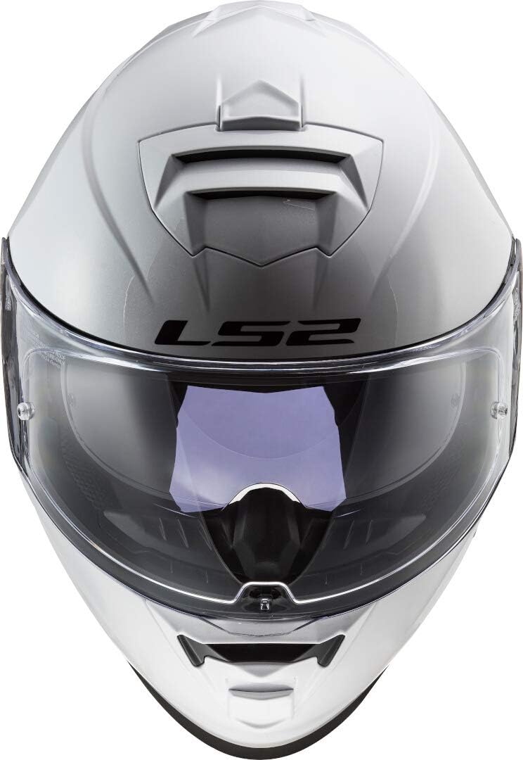 LS2 1080010023XL Motorradhelm Full Face FF800 Storm Solid, Unisex, Weiss, 3XL 3XL Bianco, 3XL Bianco