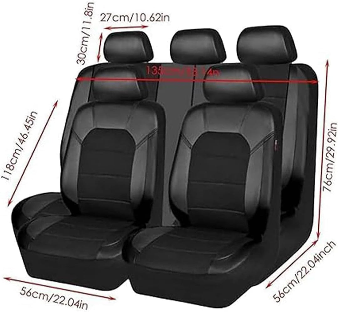 Auto Sitzbezüge Sets für Honda CRV CR-V 4. Generation 2012-2018,Allwetter Wasserdicht Bequem Autosit
