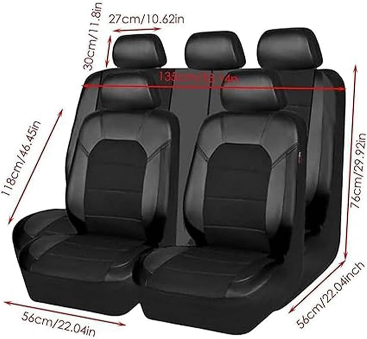 Auto Sitzbezüge Sets für Honda CRV CR-V 4. Generation 2012-2018,Allwetter Wasserdicht Bequem Autosit