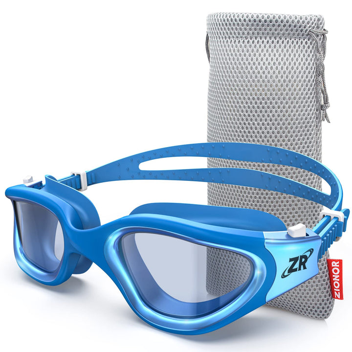 ZIONOR G1 - Polarisierte Schwimmbrille für Unisex und Erwachsene und Damen, beschlagfrei, 100% UV-Sc