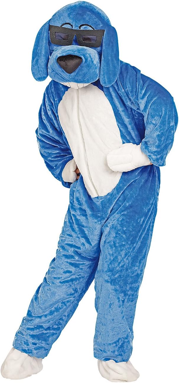 infactory Tierkostüm: Halloween- & Faschings-Kostüm Hund mit Brille (Ganzkörperkostüm, Fasching-Kost
