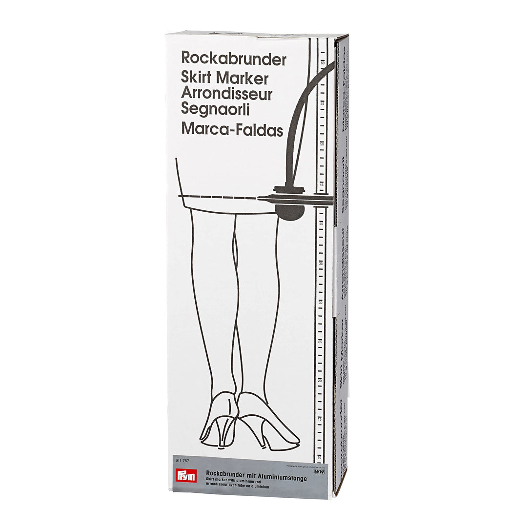 Prym 611-767 611767 Rockabrunder MET 80 cm Rock-Marker, grau