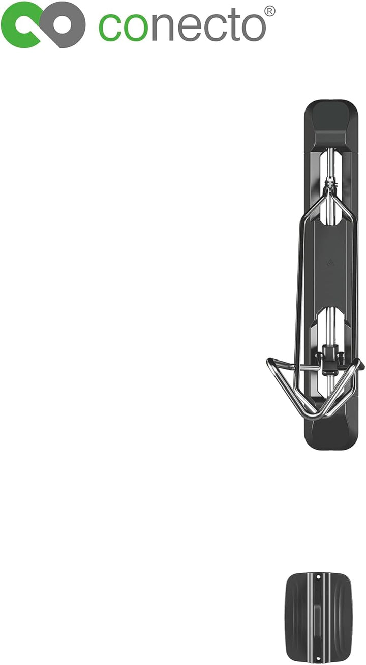 conecto Fahrrad-Wand-Halterung, 2.1 bis 2.8 Zoll Reifenbreite, 60° schwenkbar, 5-stufige Höhenverste