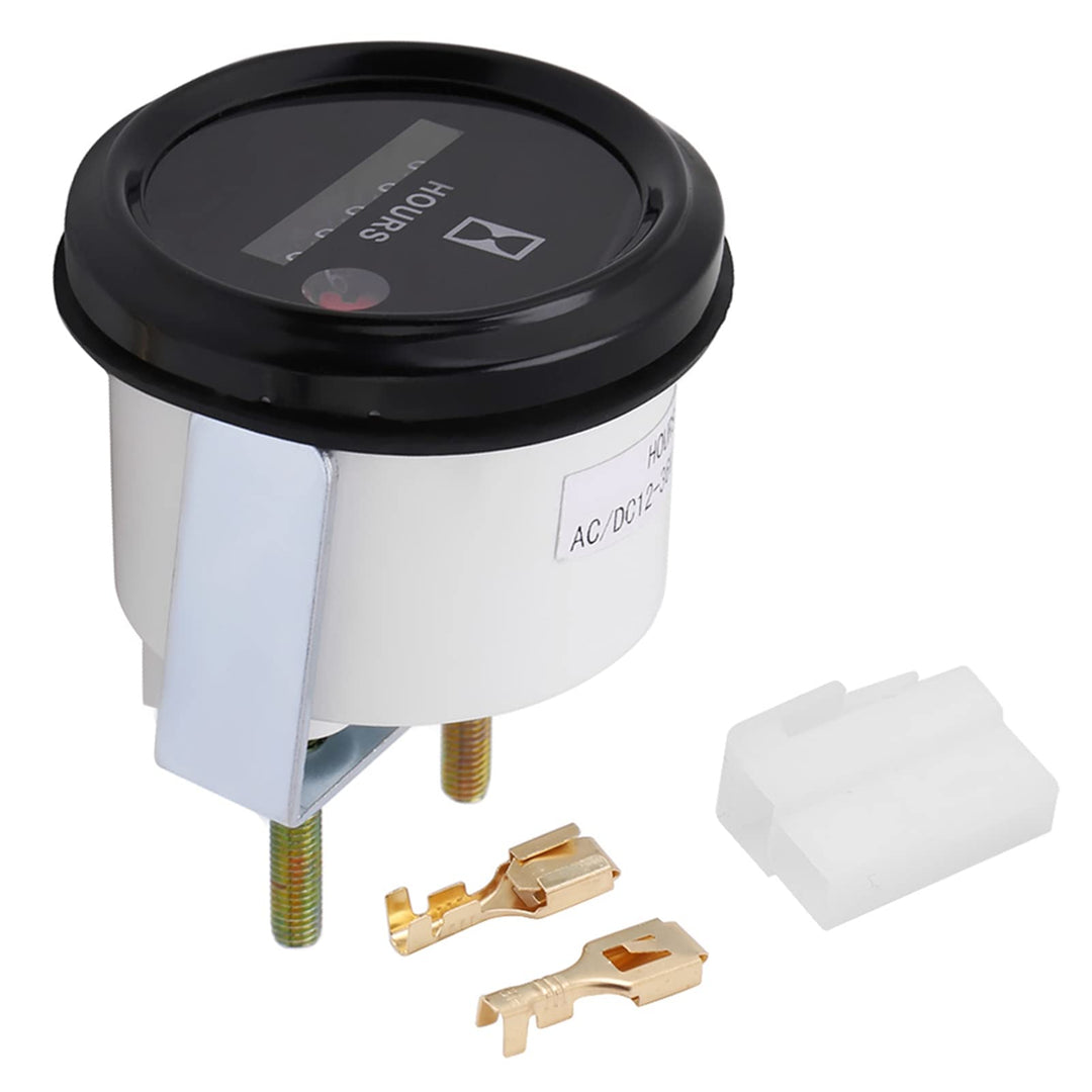 AC/DC 12V-36V Mechanische Betriebsstundenzähler für Boot Auto ATV Schneemobil Rasenmäher Traktoren F