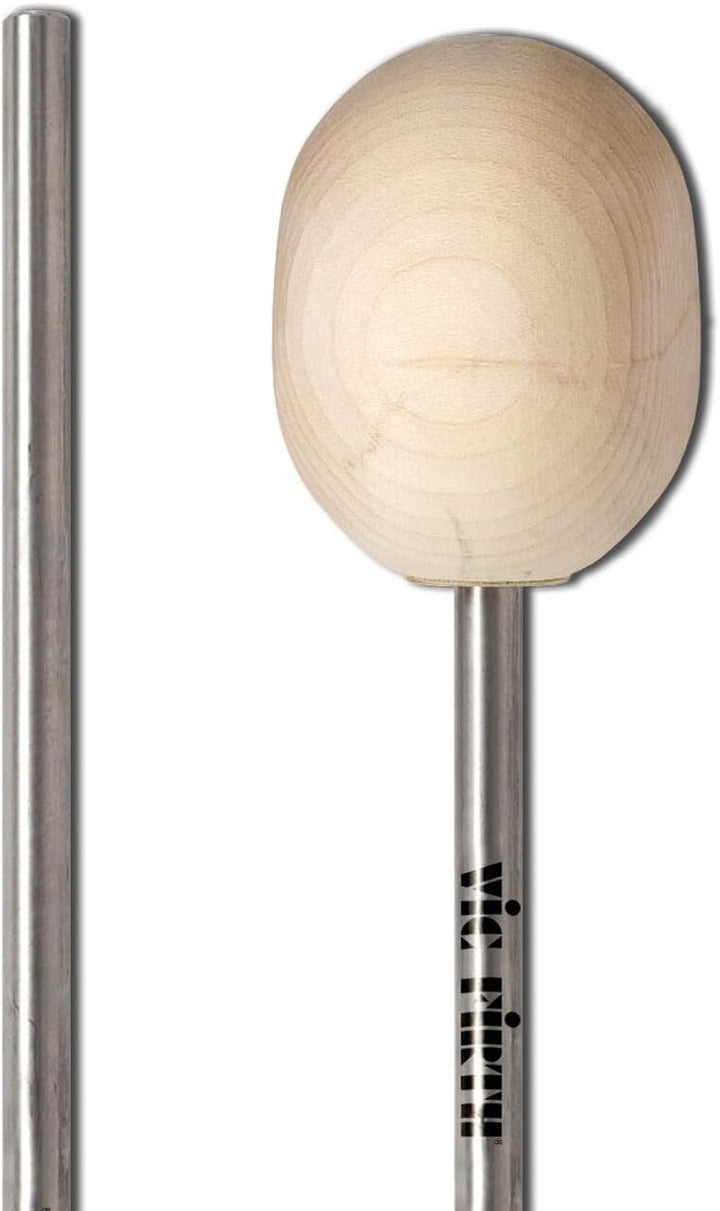 Vic Firth VicKick Bass Drum Beater- Radial - Hard Maple Head Wood, Wood