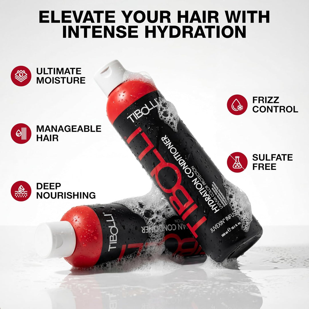 TIBOLLI Hydrating Hair Conditioner (10.1 Fl Oz/300ml) Arganöl, feuchtigkeitsspendende, reparierende,