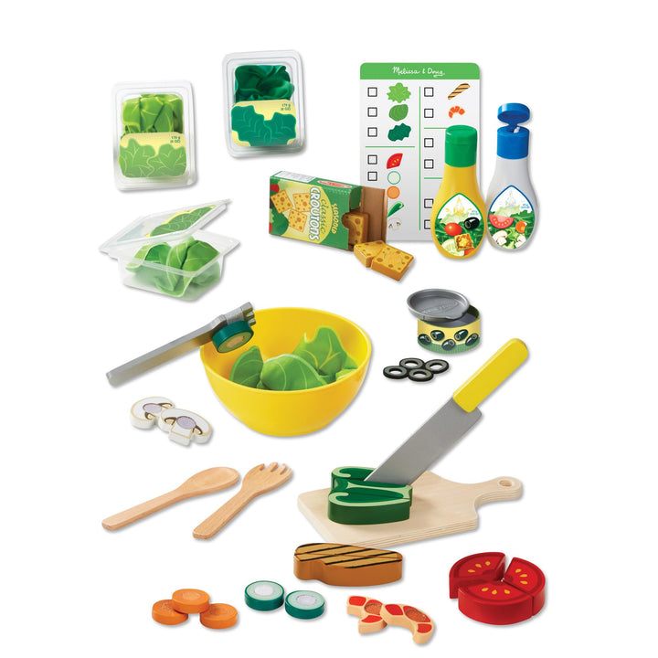 Melissa & Doug Set zum Schneiden und Mischen von Salat