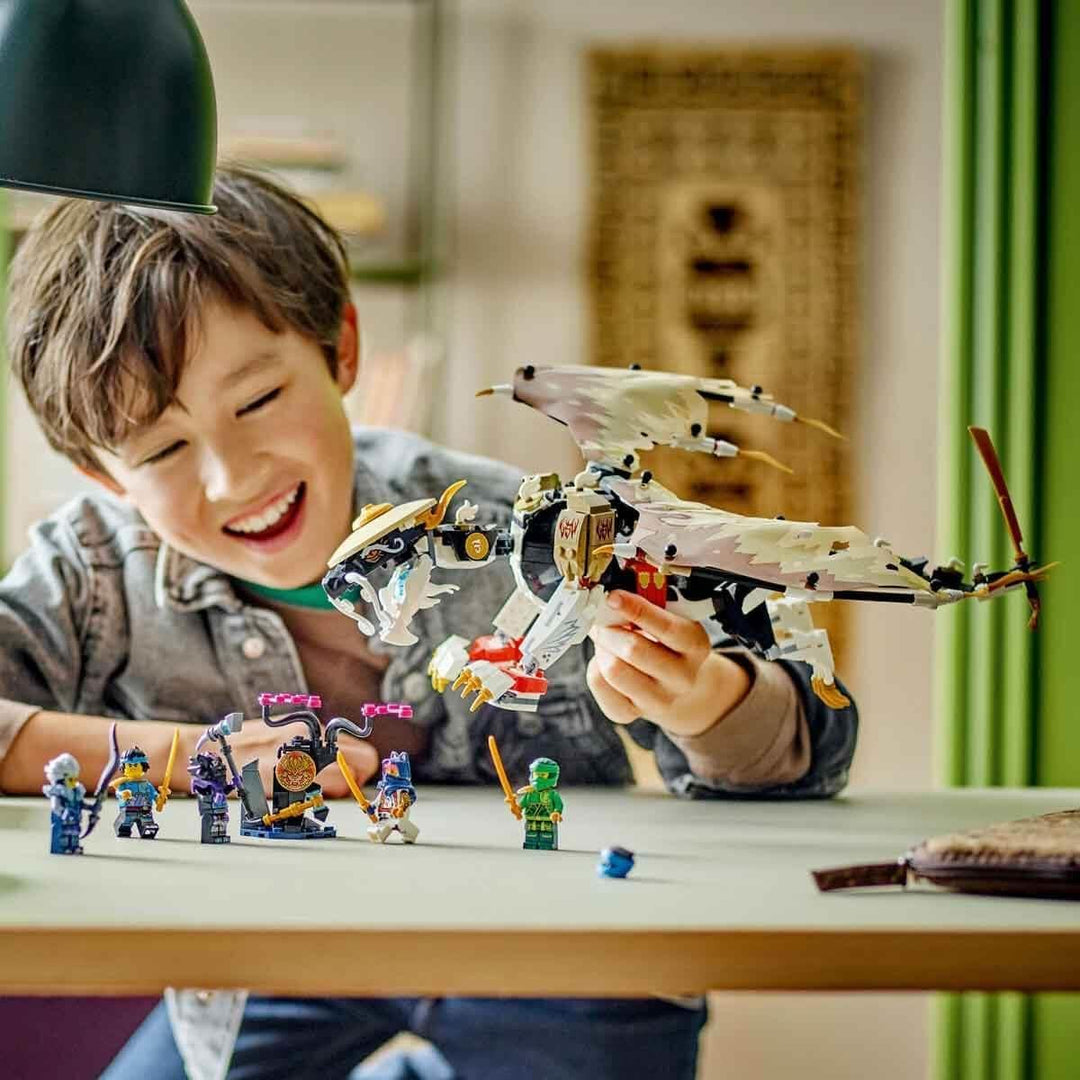 LEGO NINJAGO Egalt der Meisterdrache, Ninja-Set mit Drachen-Spielzeug und 5 Figuren inkl. Lloyd und