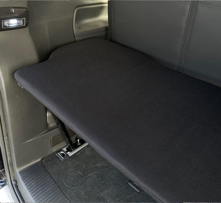 BREMER SITZBEZÜGE Multiflexboard Bettverlängerung kompatibel mit VW T5 & T6 Multivan UniSchwarz, Sch