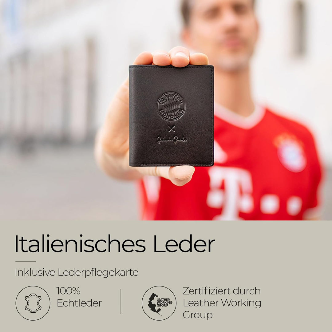 Jaimie Jacobs Slimstar FC Bayern München Edition dünner Geldbeutel mit grossem Münzfach