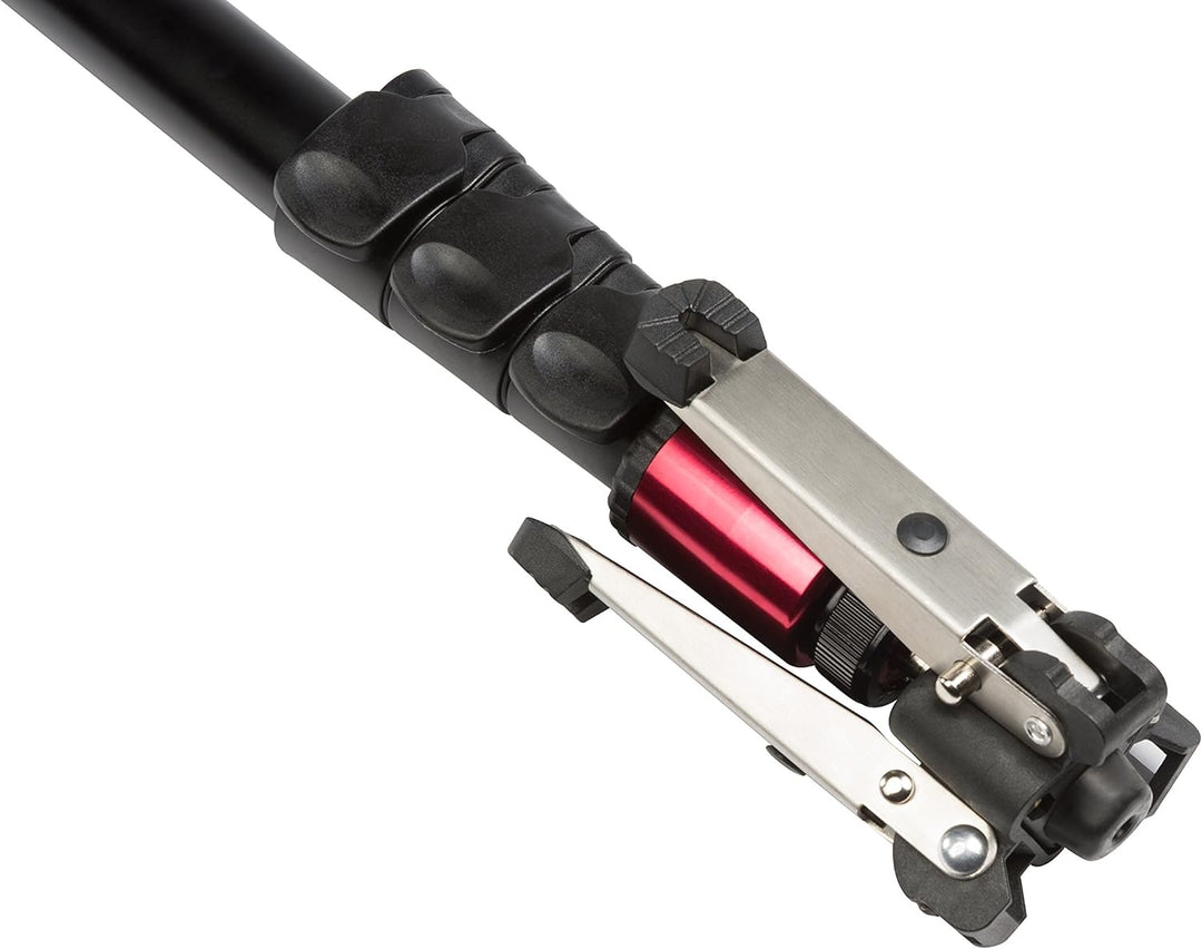Bresser F002019 MP-274VH Traveler Einbeinstativ mit Standspinne Schwarz