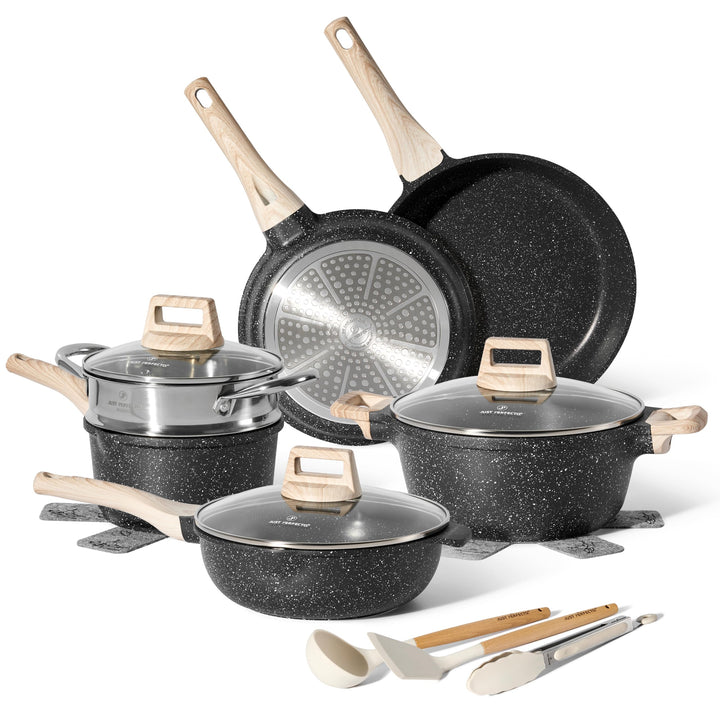 JUST PERFECTO Topfset und Pfannenset Induktion - Pfannenset mit deckel - Pots & Pans sets - töpfe un