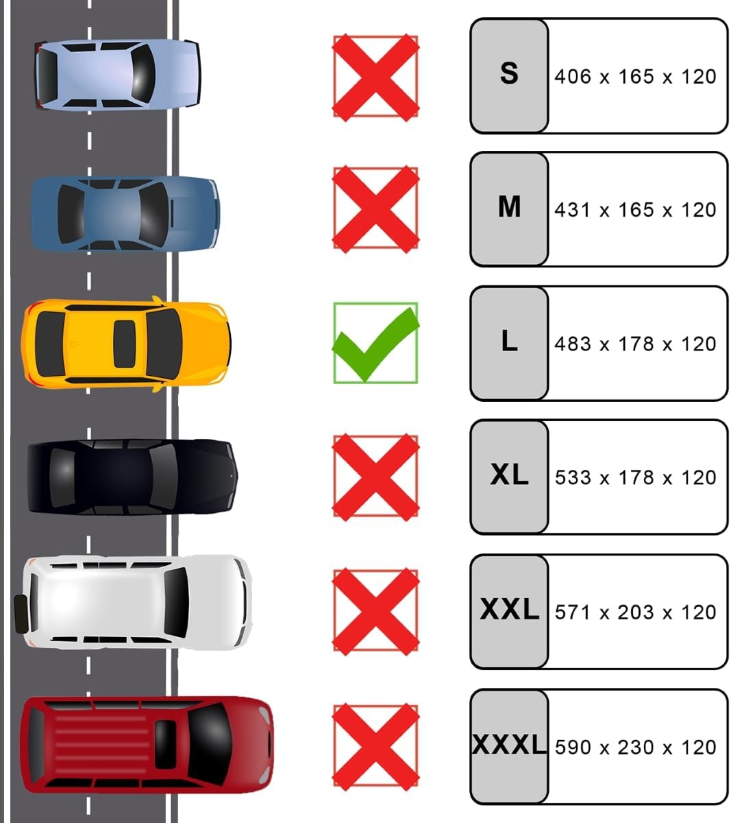 LST Autoabdeckung Outdoor Wasserdicht UV-Schutz Atmungsaktiv – Wind- & Staubdicht, Premium-Material,
