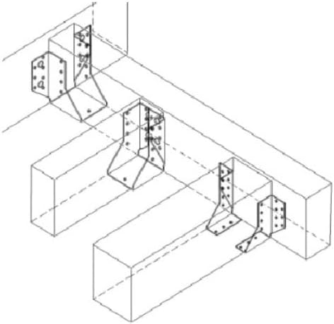 20 Stück FMG Balkenschuhe 80 x 120 mm | Europäischer Stahl | Zinkauflage: 275 g/m² das entspricht 20