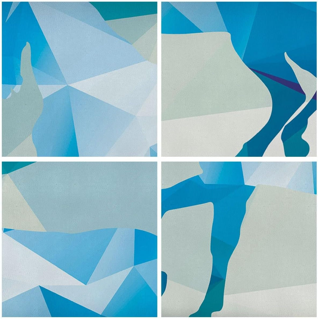 Bilder auf Leinwand Pferd Illustration modern Grafik Leinwandbild 70x50cm Wandbilder Dekoration Wohn