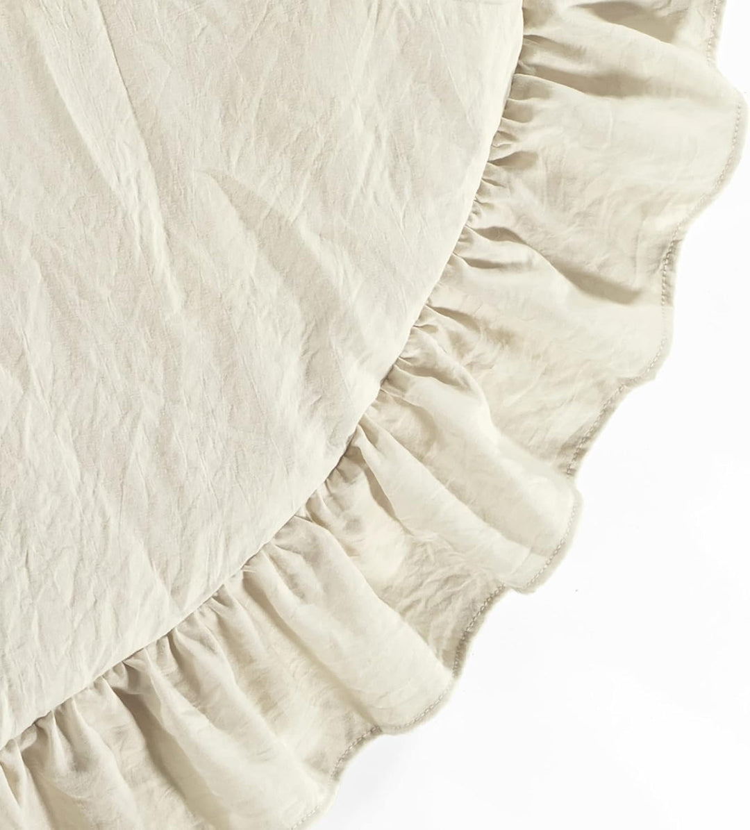 Lush Decor Baby Runde Rüschen-Spielmatte, 91,4 cm Durchmesser, neutral, Neutral